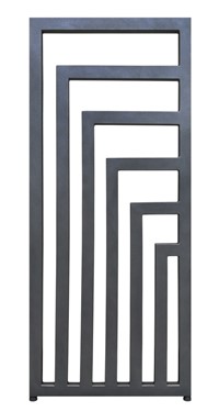 Grzejnik łazienkowy dekoracyjny KORFU 140x52 GRAFIT