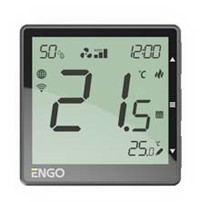 Regulator ENGO EFAN 24V biały podtynkowy Wi-Fi do sterowania temperaturą