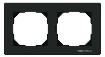 TECH FG-02 ramka szklana 2 pola do regulatorów CZ