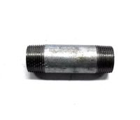 Rura ocynk 1"x60mm gwint dwustronny króciec króciak