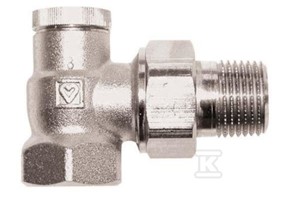 Zawór grzejnikowy kątowy 1/2" powrotny RL-1 HERZ