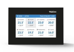 TECH ST-16S WiFi do 16 stref grzewczych CZARNY