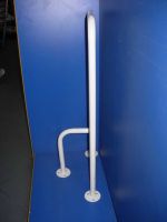 Uchwyt łazienkowy do WC trójnożny dla niepełnosprawnych 80cm mocowany do podłogi