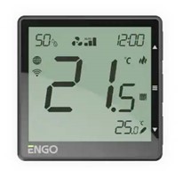 Regul.ENGO EFAN 230V czarny podtynk Wi-FI
