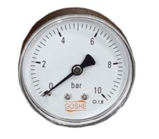 Manometr 10bar-63mm-1/4" TYLNY