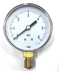 Manometr 6bar-63mm-1/4" BOCZNY