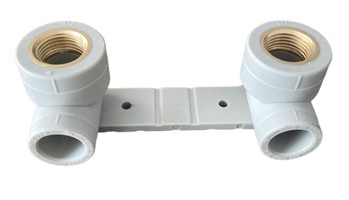 Listwa pod baterię z kolanami PP 20x1/2" 10cm